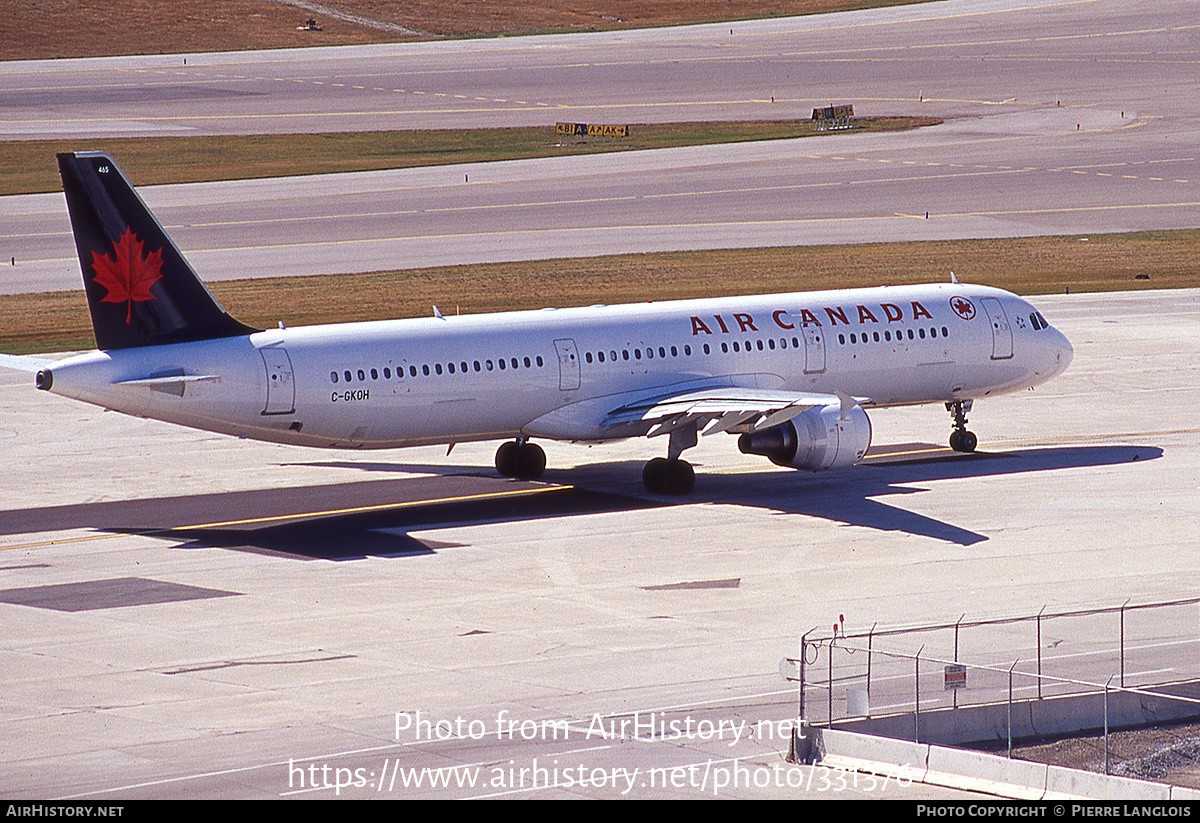 Aircraft Photo of C-GKOH | Airbus A321-211 | Air Canada | AirHistory.net #331376