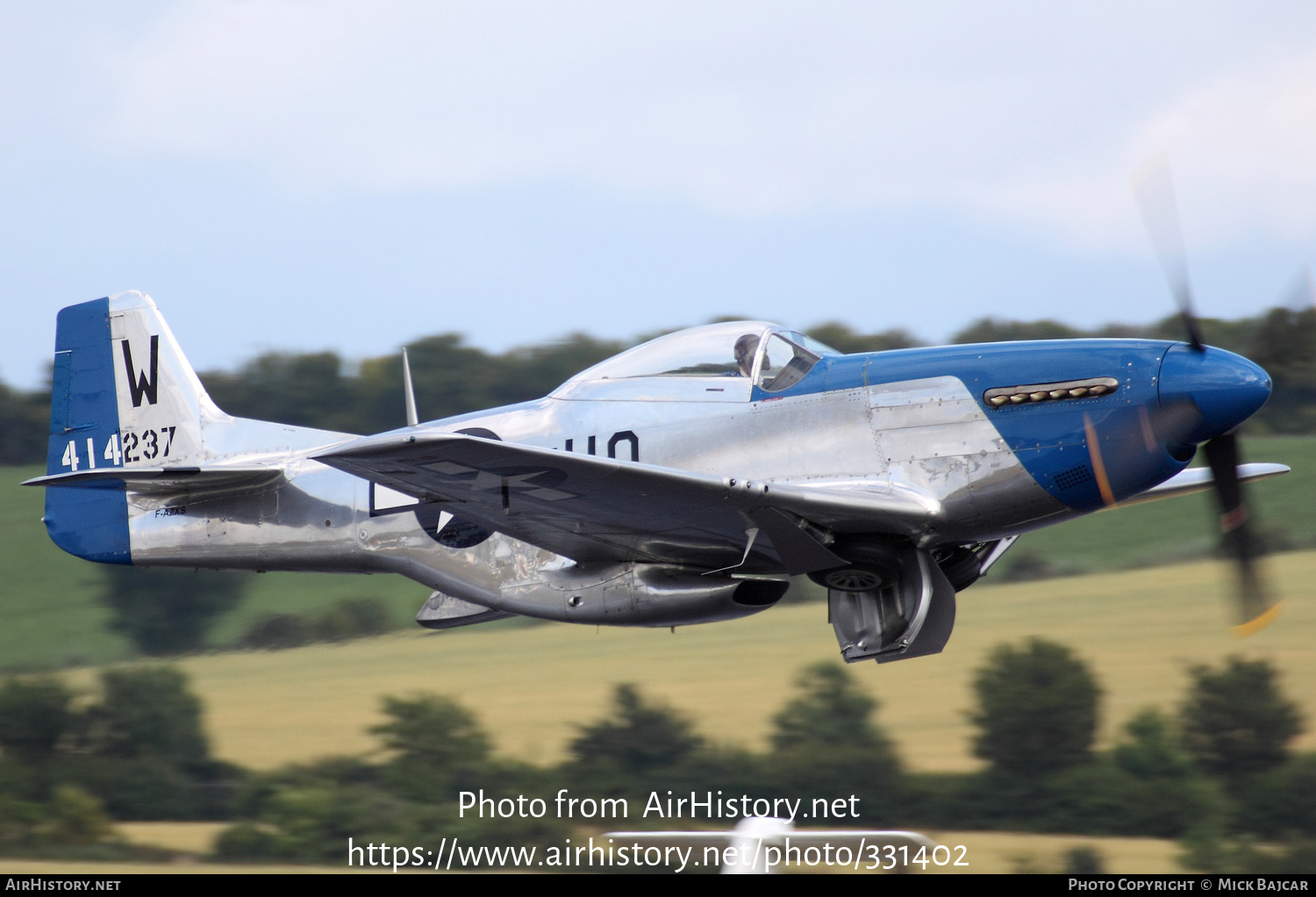 Aircraft Photo of F-AZXS / 414237 | North American P-51D Mustang | USA - Air Force | AirHistory.net #331402