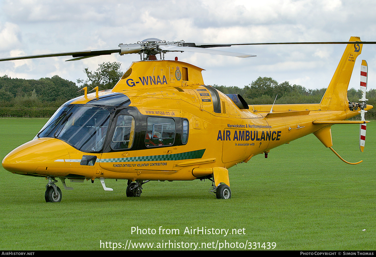 Aircraft Photo of G-WNAA | Agusta A-109E Power | Warwickshire & Northamptonshire Air Ambulance | AirHistory.net #331439