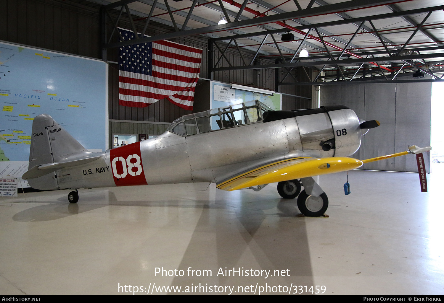 Aircraft Photo of N3197G / 90608 | North American SNJ-5 Texan | USA - Navy | AirHistory.net #331459