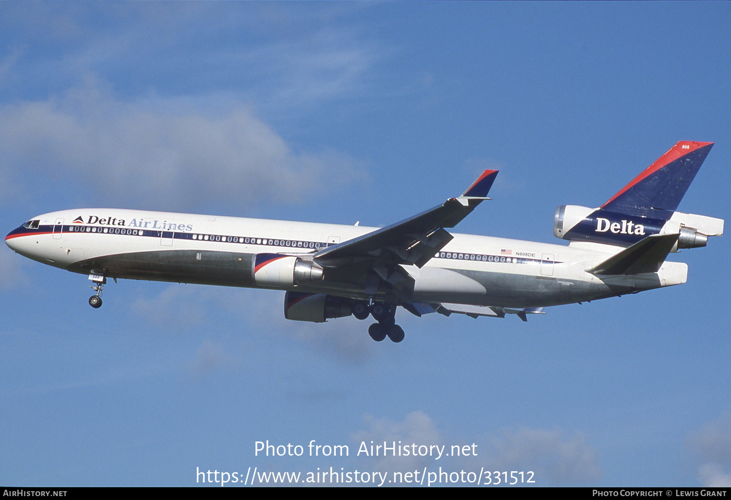 Aircraft Photo of N808DE | McDonnell Douglas MD-11 | Delta Air Lines | AirHistory.net #331512