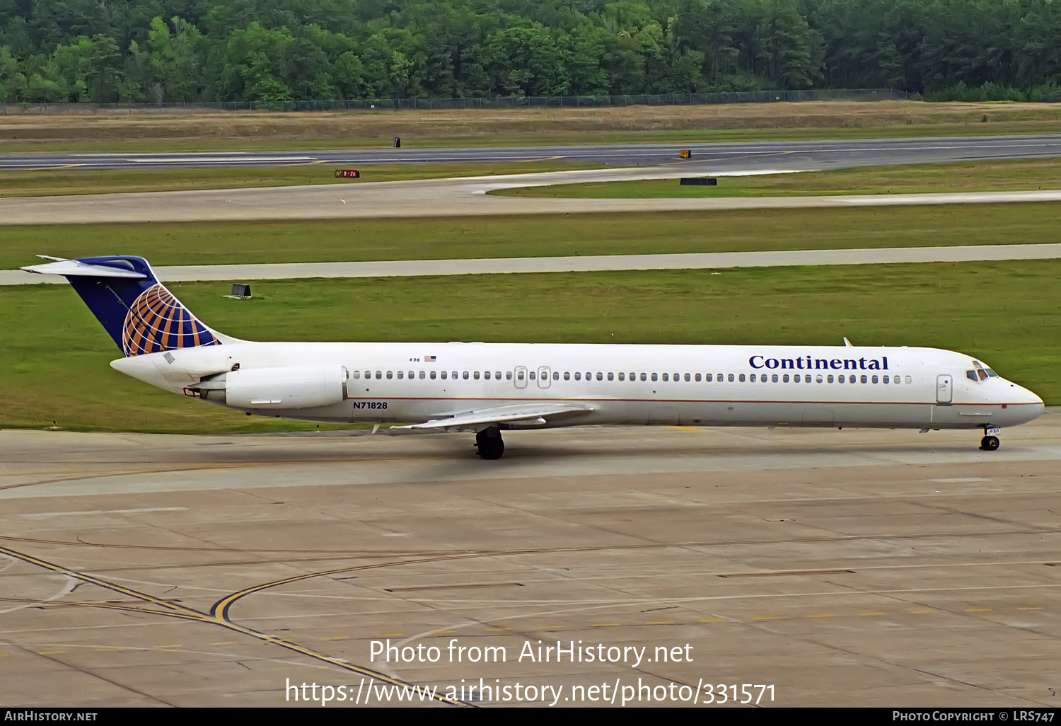 Aircraft Photo of N71828 | McDonnell Douglas MD-82 (DC-9-82) | Continental Airlines | AirHistory.net #331571