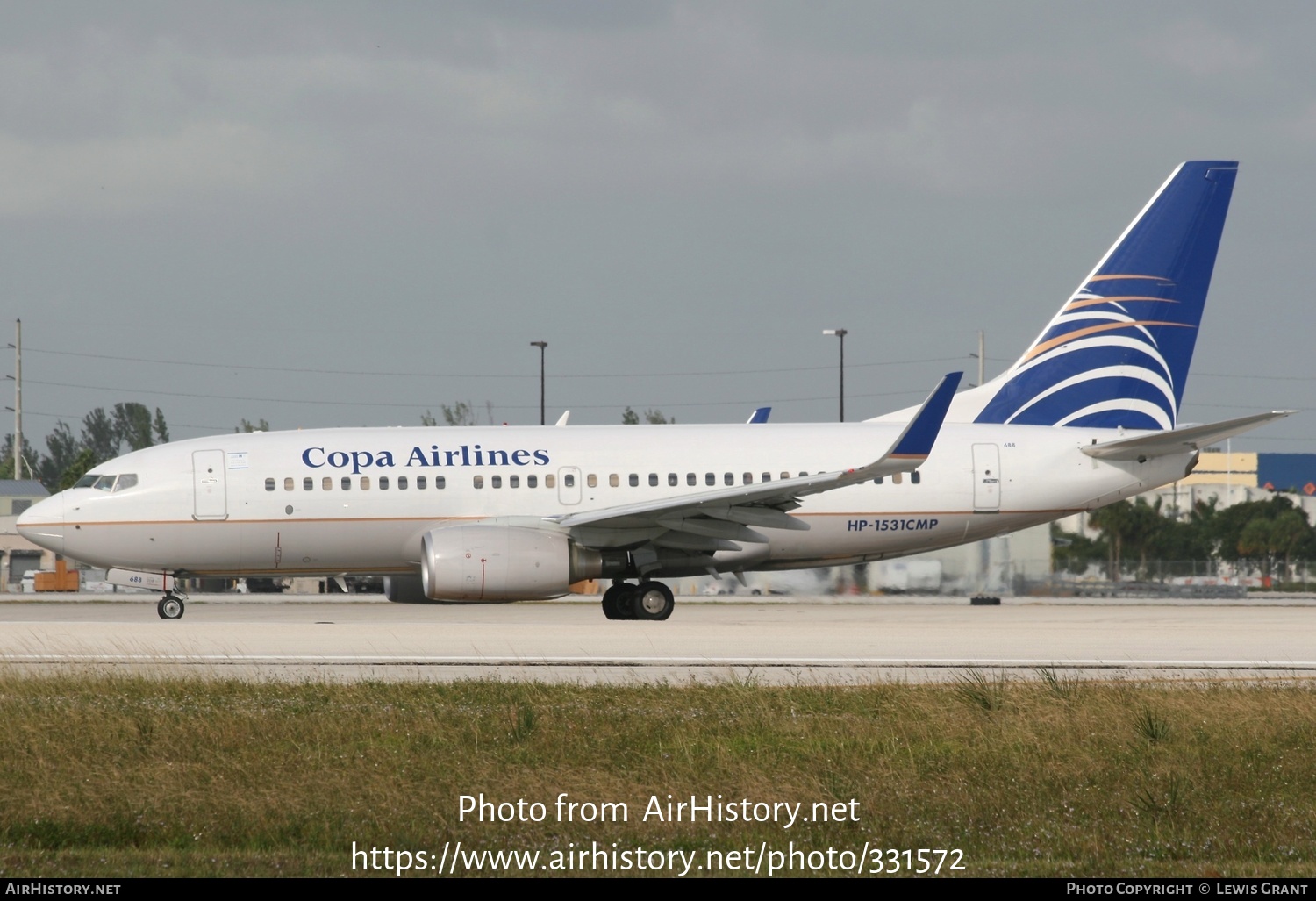 Aircraft Photo of HP-1531CMP | Boeing 737-7V3 | Copa Airlines | AirHistory.net #331572