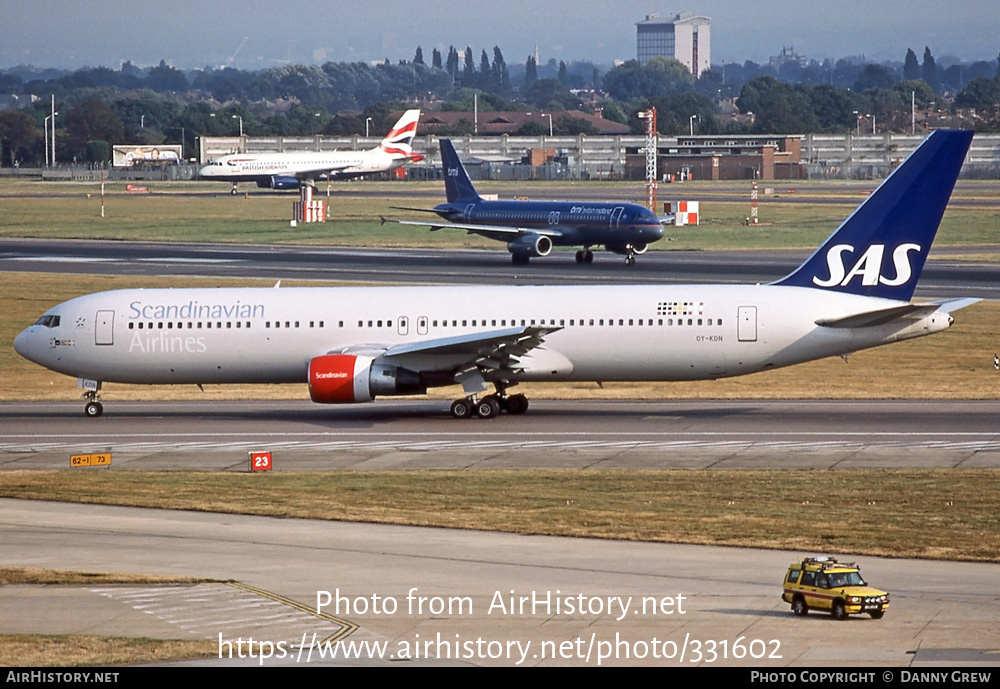 Aircraft Photo of OY-KDN | Boeing 767-383/ER | Scandinavian Airlines - SAS | AirHistory.net #331602