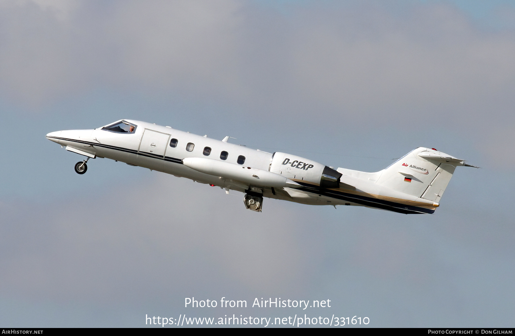 Aircraft Photo of D-CEXP | Gates Learjet 35A | Air Alliance Express | AirHistory.net #331610