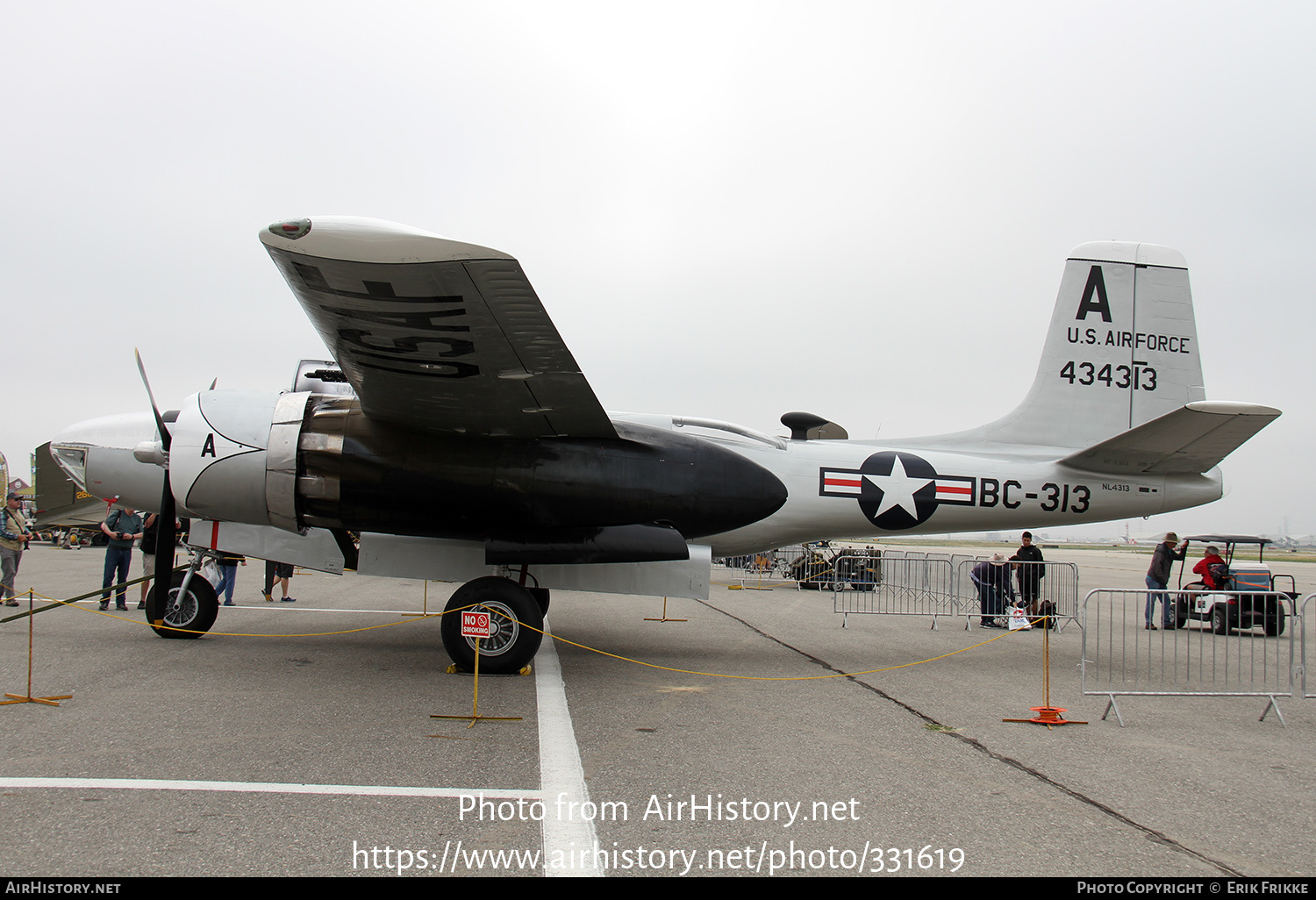 Aircraft Photo of N4313 / NL4313 / 434313 | Douglas A-26B Invader | USA - Air Force | AirHistory.net #331619