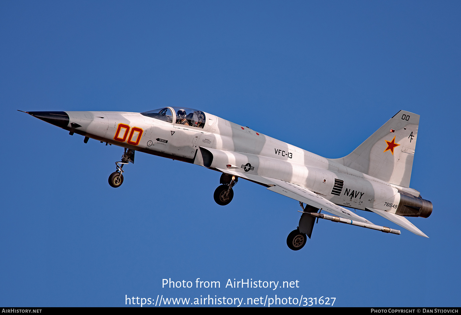 Aircraft Photo of 761549 | Northrop F-5N Tiger II | USA - Navy | AirHistory.net #331627