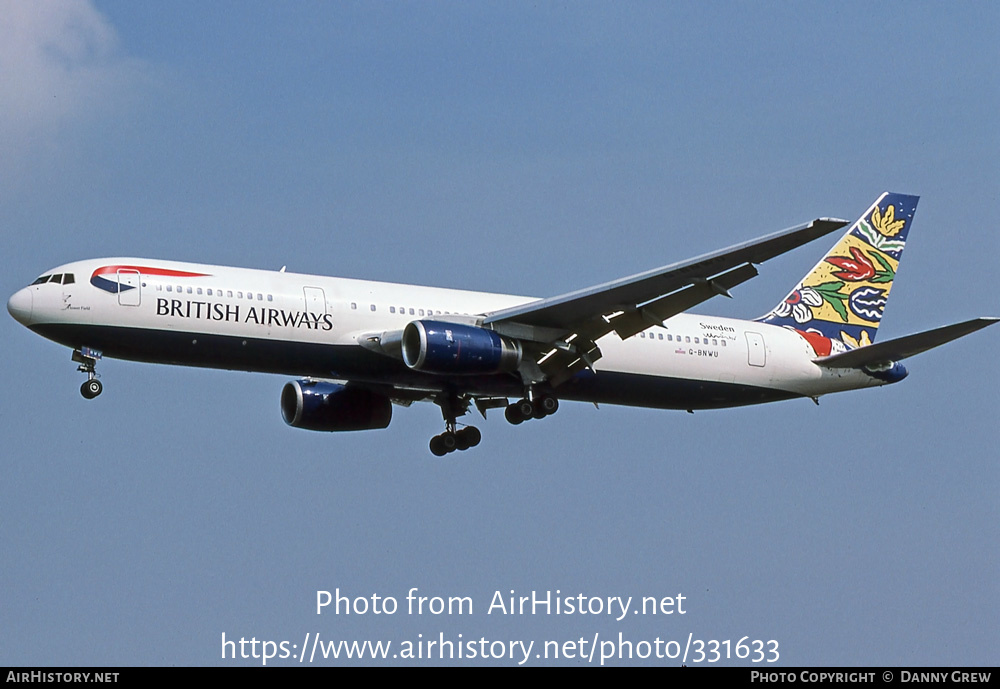 Aircraft Photo of G-BNWU | Boeing 767-336/ER | British Airways | AirHistory.net #331633