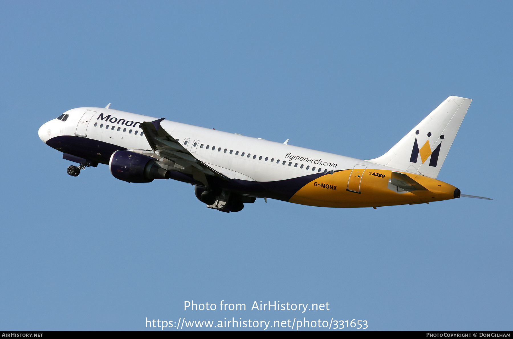 Aircraft Photo of G-MONX | Airbus A320-212 | Monarch Airlines | AirHistory.net #331653