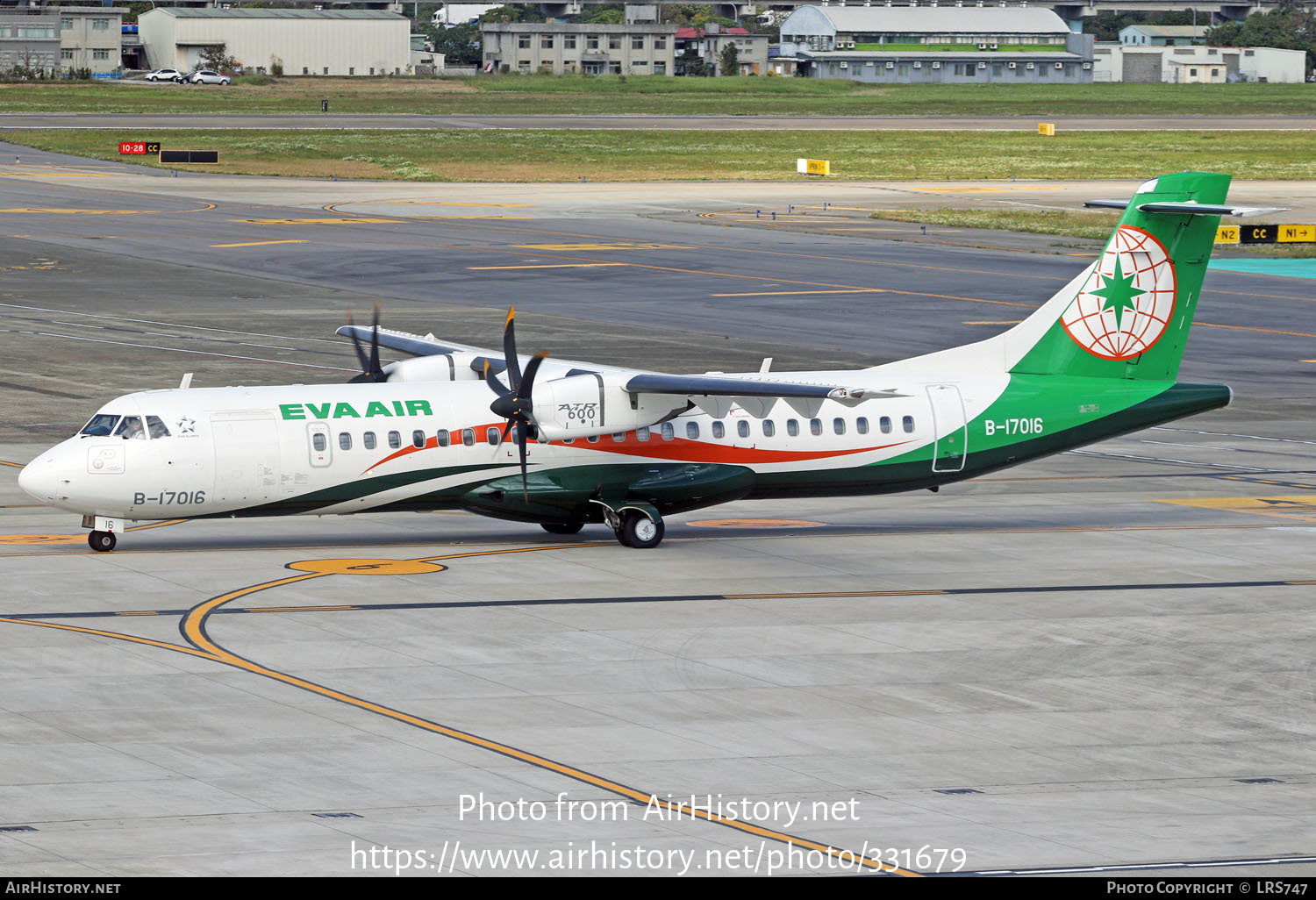 Aircraft Photo of B-17016 | ATR ATR-72-600 (ATR-72-212A) | EVA Air | AirHistory.net #331679