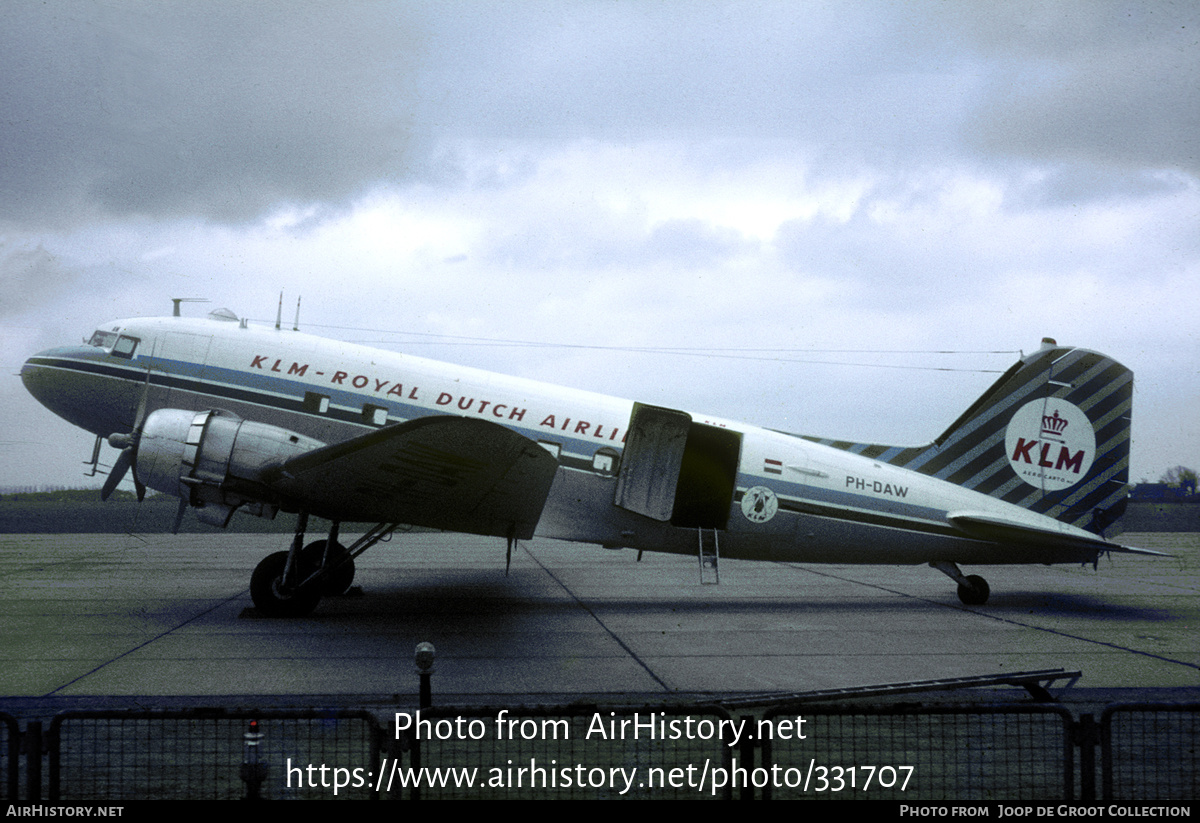 Aircraft Photo of PH-DAW | Douglas C-47A Dakota Mk.3 | KLM - Royal Dutch Airlines | AirHistory.net #331707