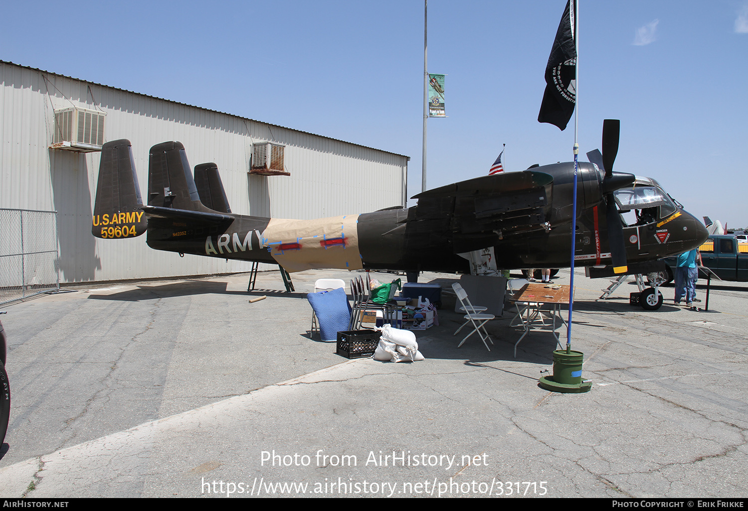 Aircraft Photo of N4235Z / 59-2604 | Grumman OV-1A Mohawk | USA - Army | AirHistory.net #331715