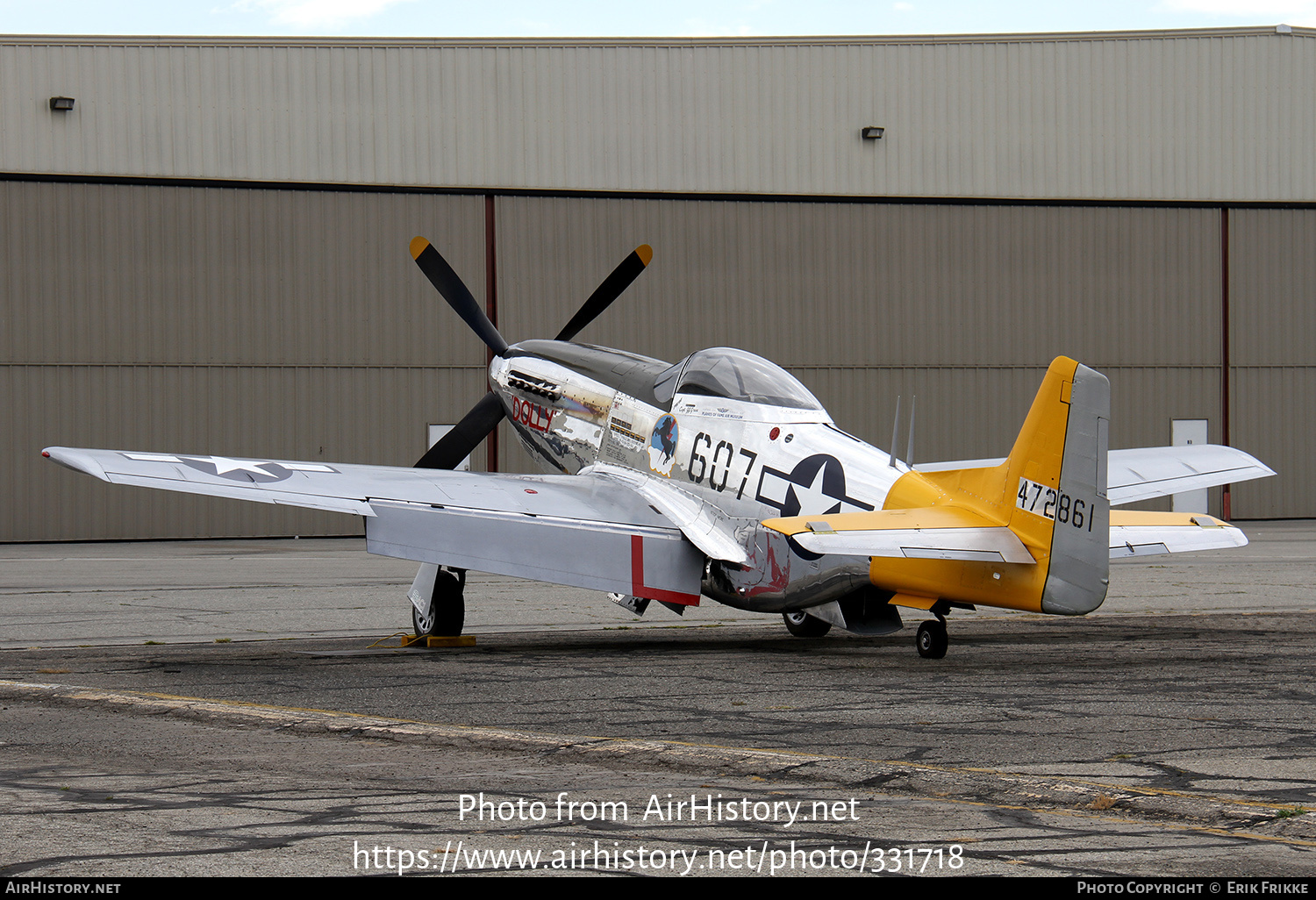 Aircraft Photo of N5441V / NL5441V / 472861 | North American P-51D Mustang | USA - Air Force | AirHistory.net #331718