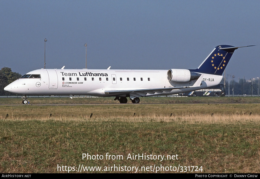 Aircraft Photo of OY-RJA | Bombardier CRJ-200LR (CL-600-2B19) | Team Lufthansa | AirHistory.net #331724