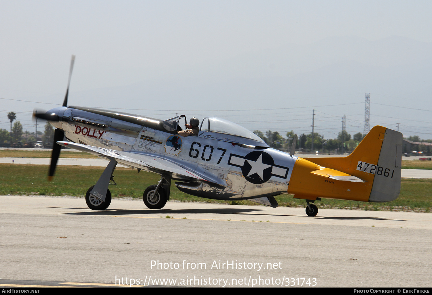 Aircraft Photo of N5441V / NL5441V / 472861 | North American P-51D Mustang | USA - Air Force | AirHistory.net #331743