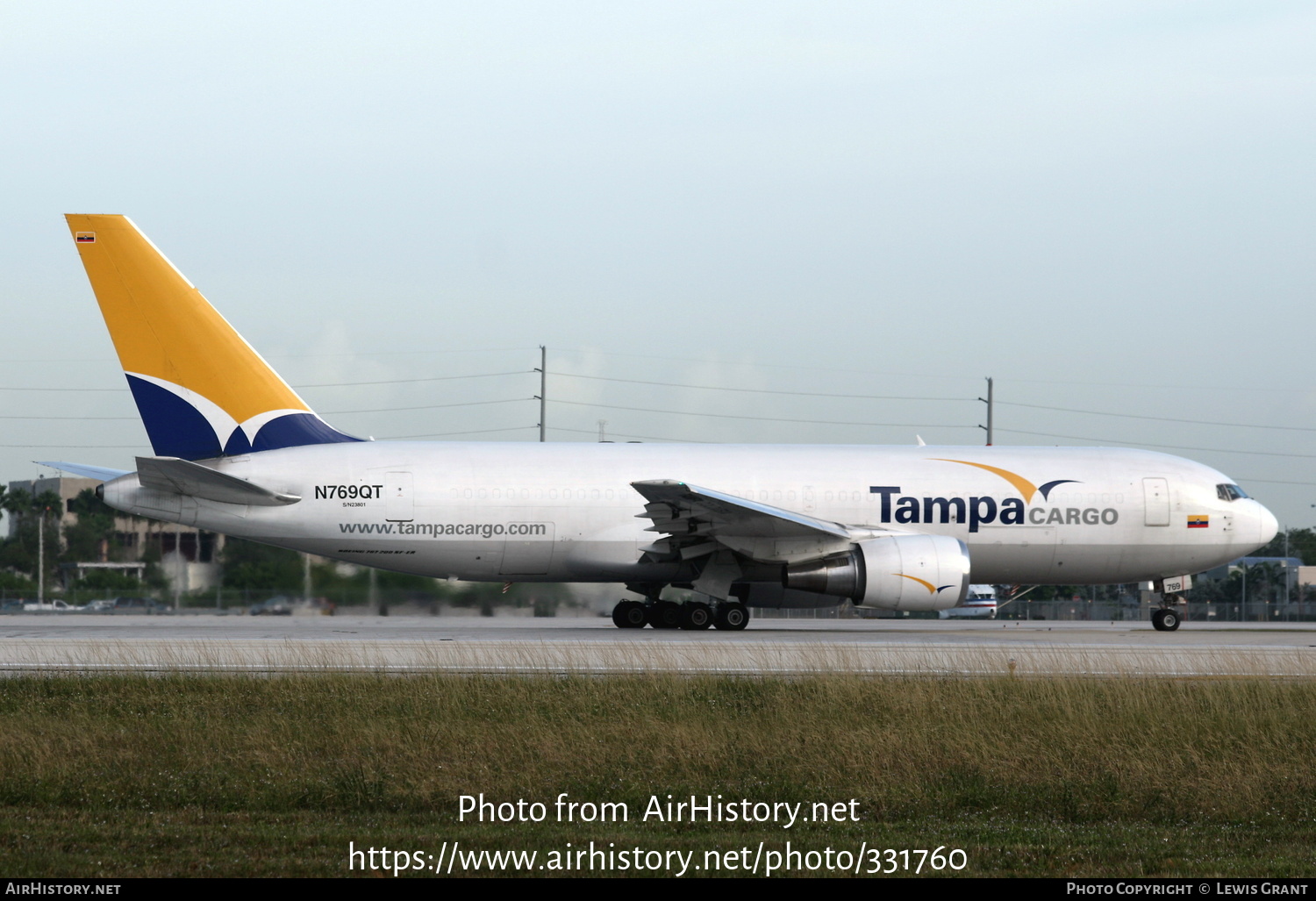 Aircraft Photo of N769QT | Boeing 767-241/ER(BDSF) | Tampa Cargo | AirHistory.net #331760