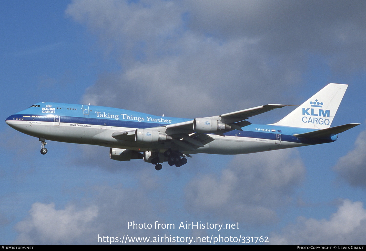 Aircraft Photo of PH-BUH | Boeing 747-206BM(SF/SUD) | KLM - Royal Dutch Airlines Cargo | AirHistory.net #331762