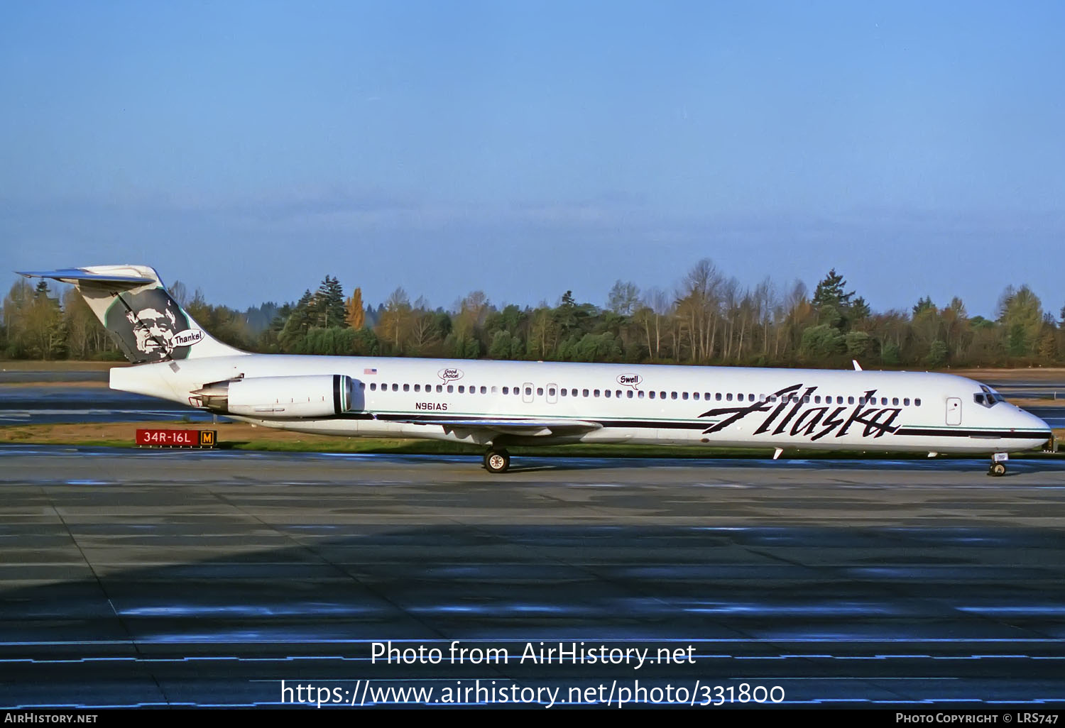 Aircraft Photo of N961AS | McDonnell Douglas MD-83 (DC-9-83) | Alaska Airlines | AirHistory.net #331800