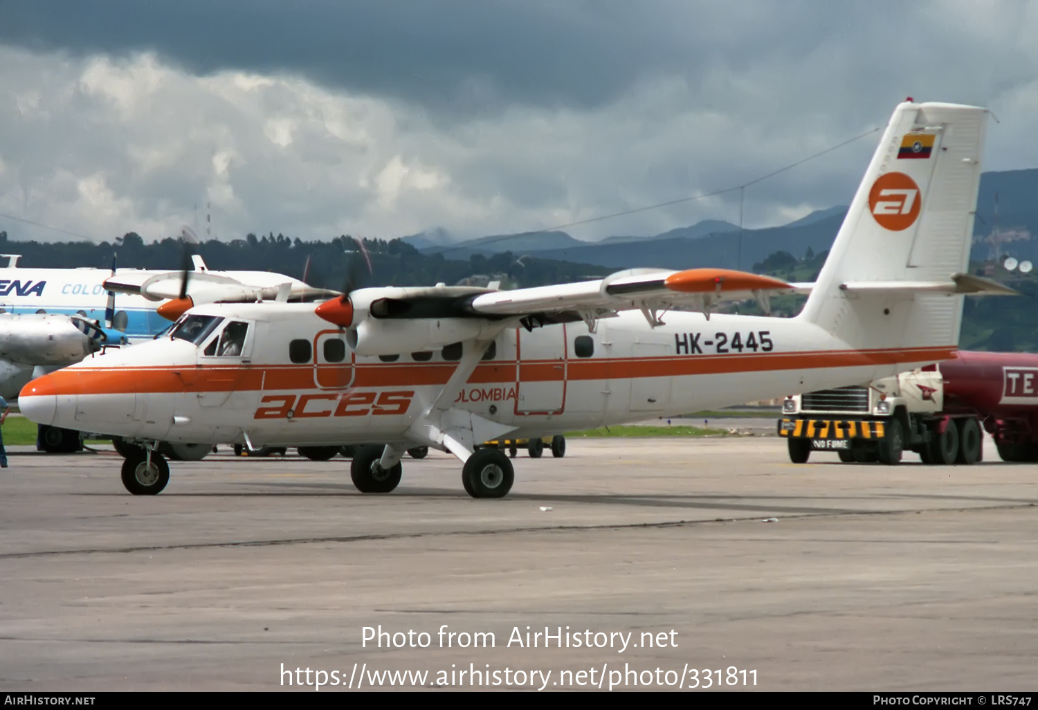 Aircraft Photo of HK-2445 | De Havilland Canada DHC-6-300 Twin Otter | ACES - Aerolíneas Centrales de Colombia | AirHistory.net #331811