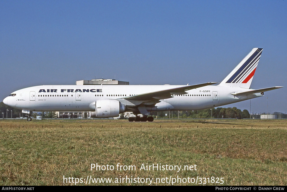 Aircraft Photo of F-GSPF | Boeing 777-228/ER | Air France | AirHistory.net #331825