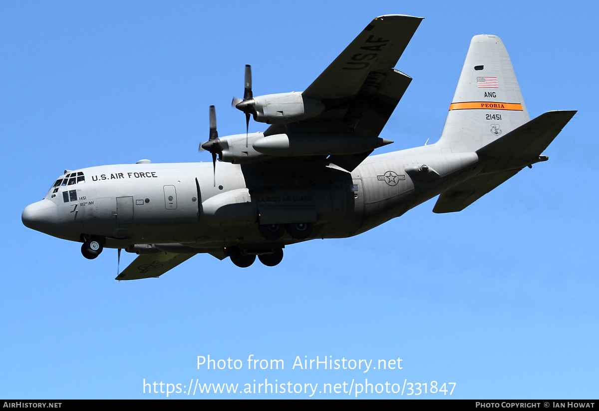 Aircraft Photo of 92-1451 / 21451 | Lockheed C-130H Hercules | USA - Air Force | AirHistory.net #331847