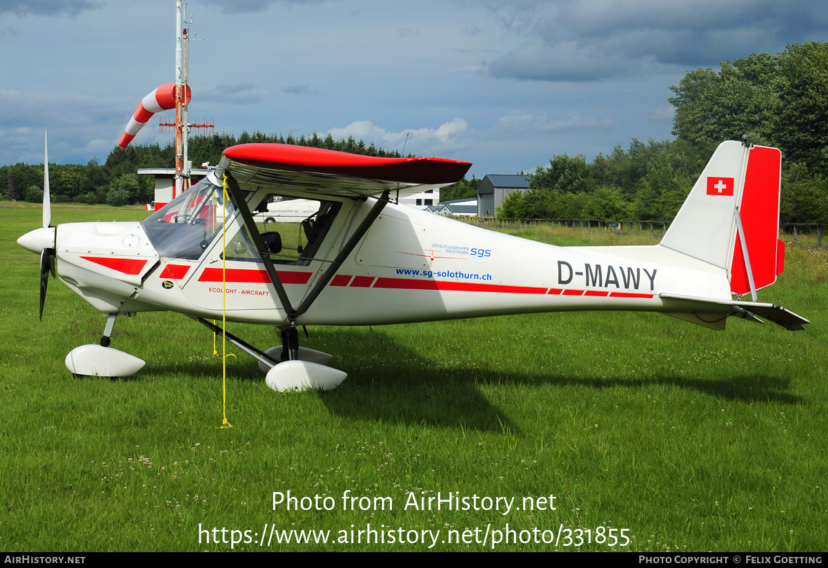 Aircraft Photo of D-MAWY | Comco Ikarus C42 | Segelfluggruppe Solothurn | AirHistory.net #331855