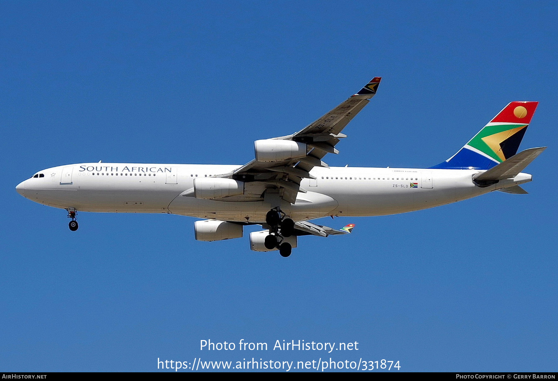 Aircraft Photo of ZS-SLD | Airbus A340-211 | South African Airways | AirHistory.net #331874