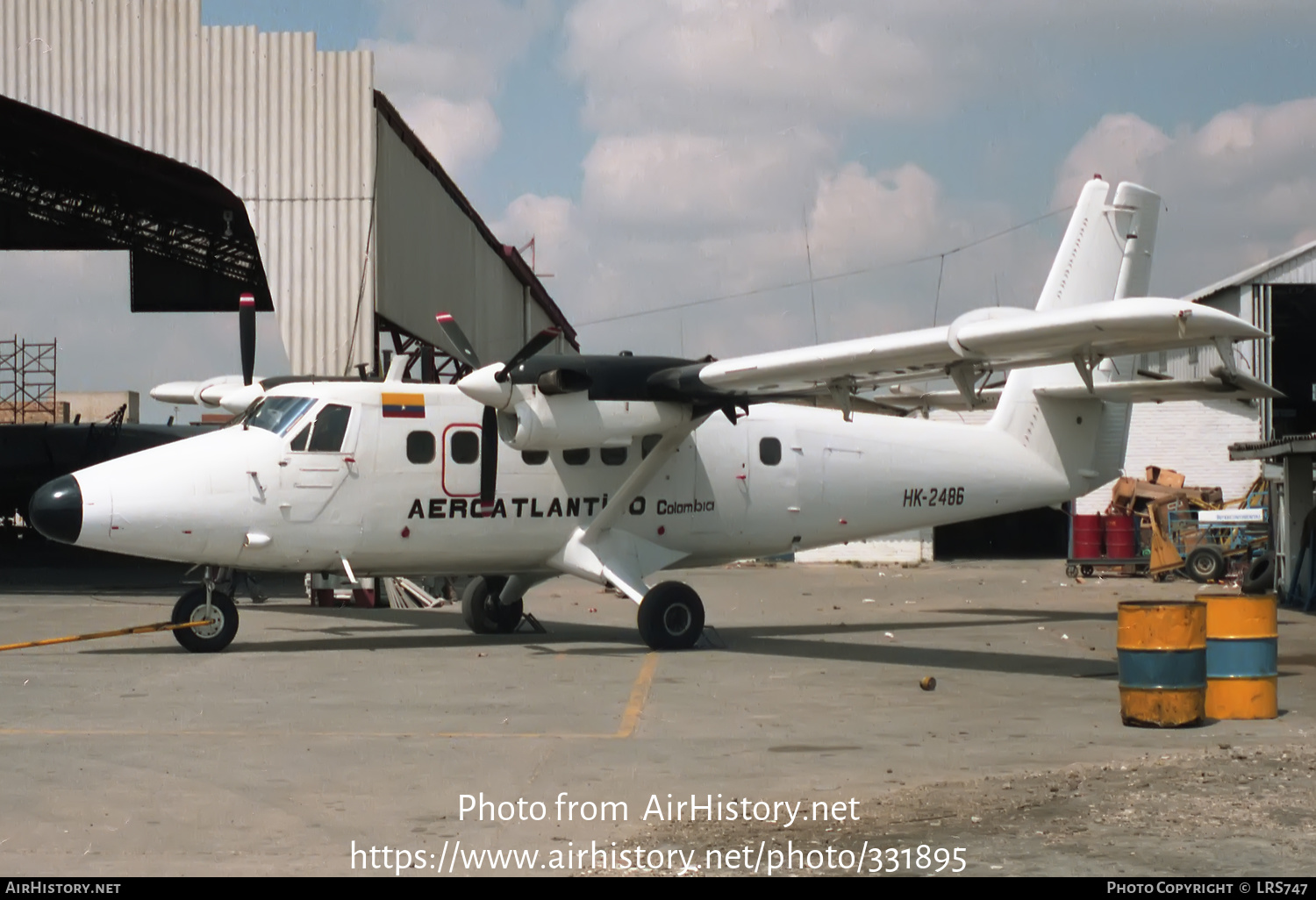 Aircraft Photo of HK-2486 | De Havilland Canada DHC-6-300 Twin Otter | AeroAtlantico Colombia | AirHistory.net #331895