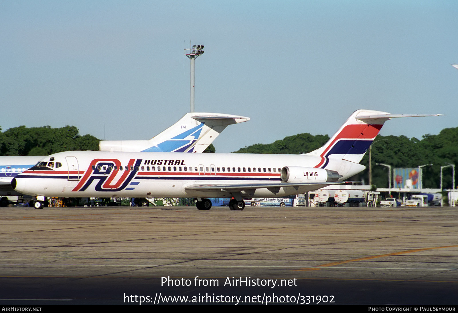 Aircraft Photo of LV-WIS | McDonnell Douglas DC-9-32 | Austral Líneas Aéreas | AirHistory.net #331902