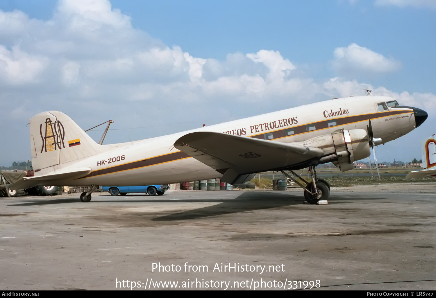 Aircraft Photo of HK-2006 | Douglas DC-3C | Servicios Aéreos Petroleros - SAEP | AirHistory.net #331998