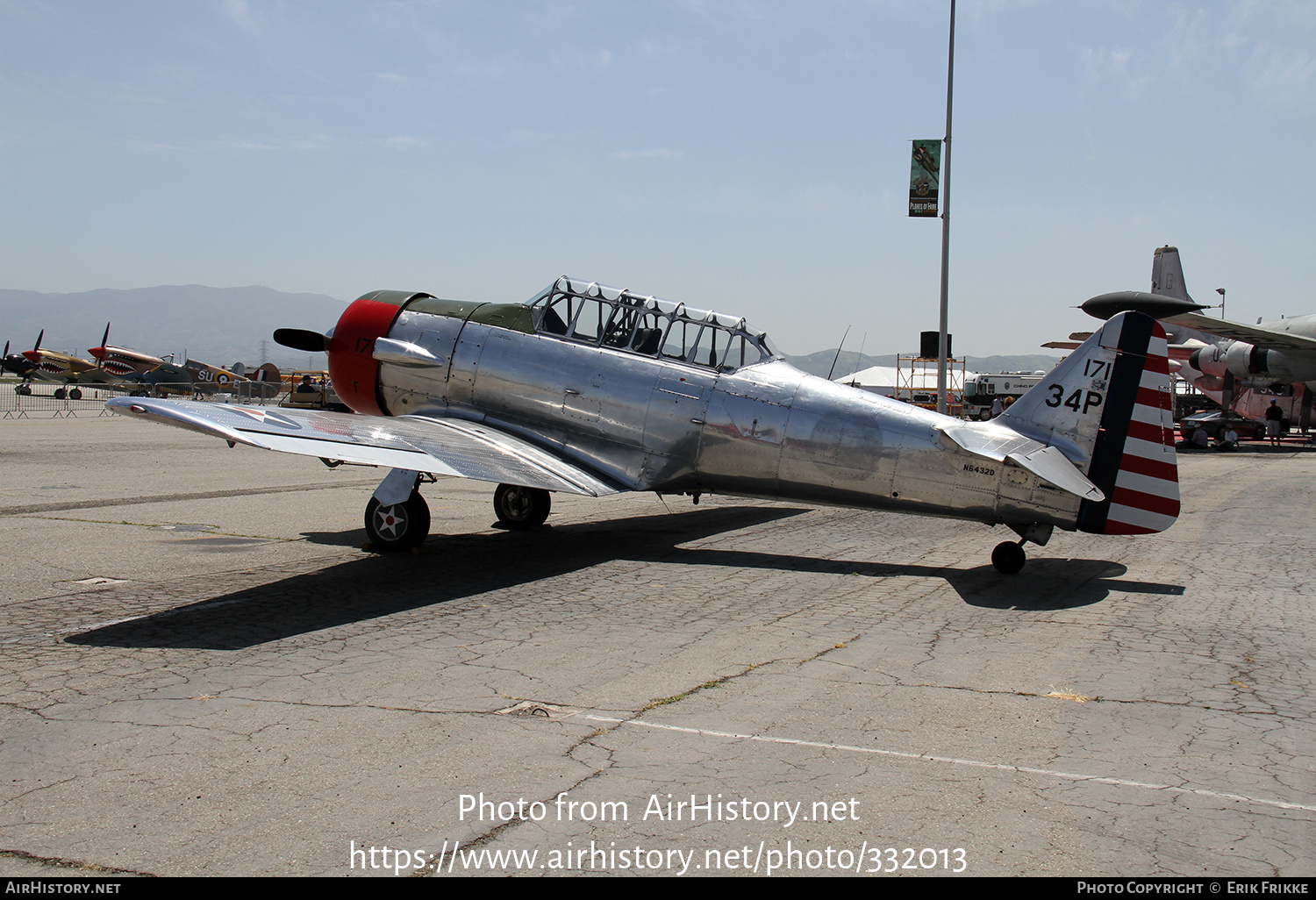 Aircraft Photo of N6432D | North American AT-6D Texan | USA - Army | AirHistory.net #332013