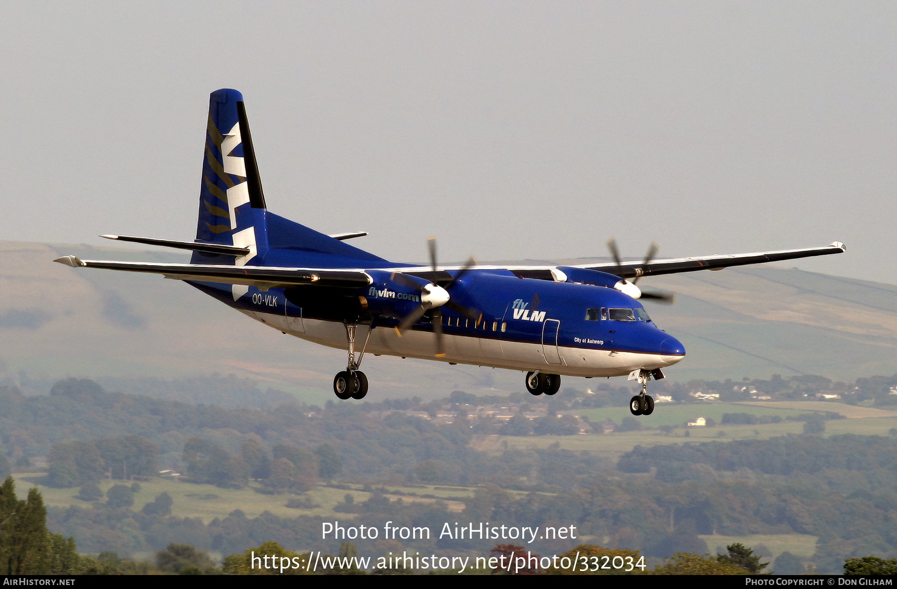 Aircraft Photo of OO-VLK | Fokker 50 | VLM Airlines | AirHistory.net #332034