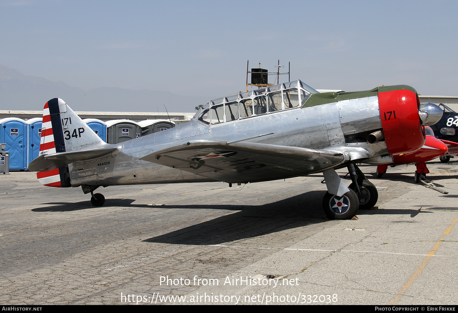 Aircraft Photo of N6432D | North American AT-6D Texan | USA - Army | AirHistory.net #332038