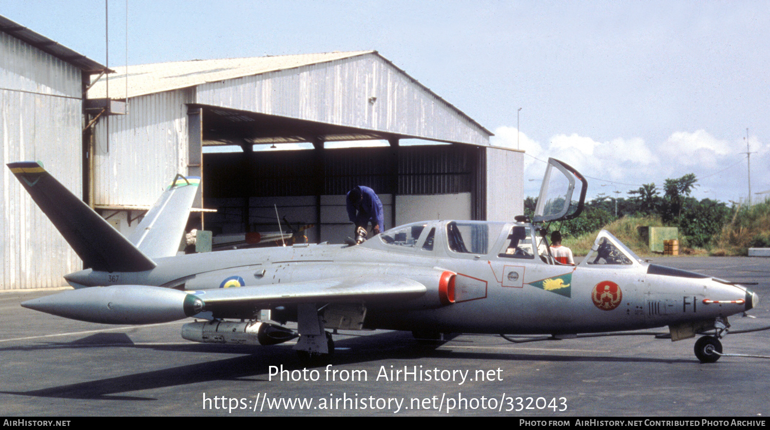 Aircraft Photo of TR-KFI | Fouga CM-170R Magister | Gabon - Air Force | AirHistory.net #332043