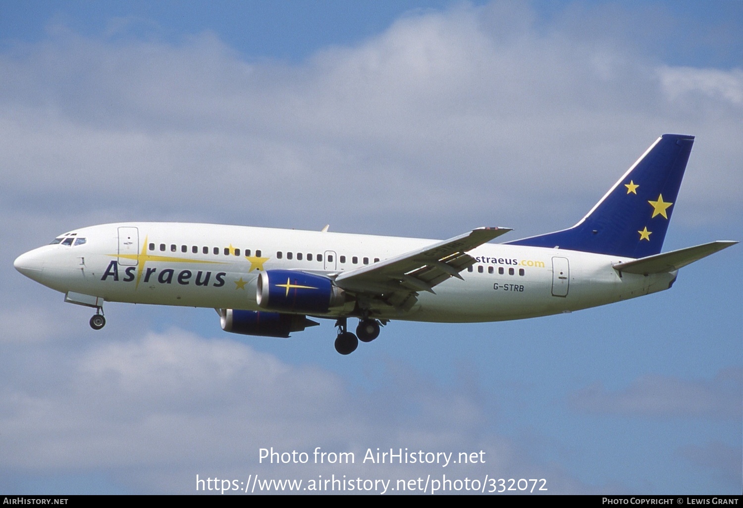 Aircraft Photo of G-STRB | Boeing 737-3Y0 | Astraeus Airlines | AirHistory.net #332072