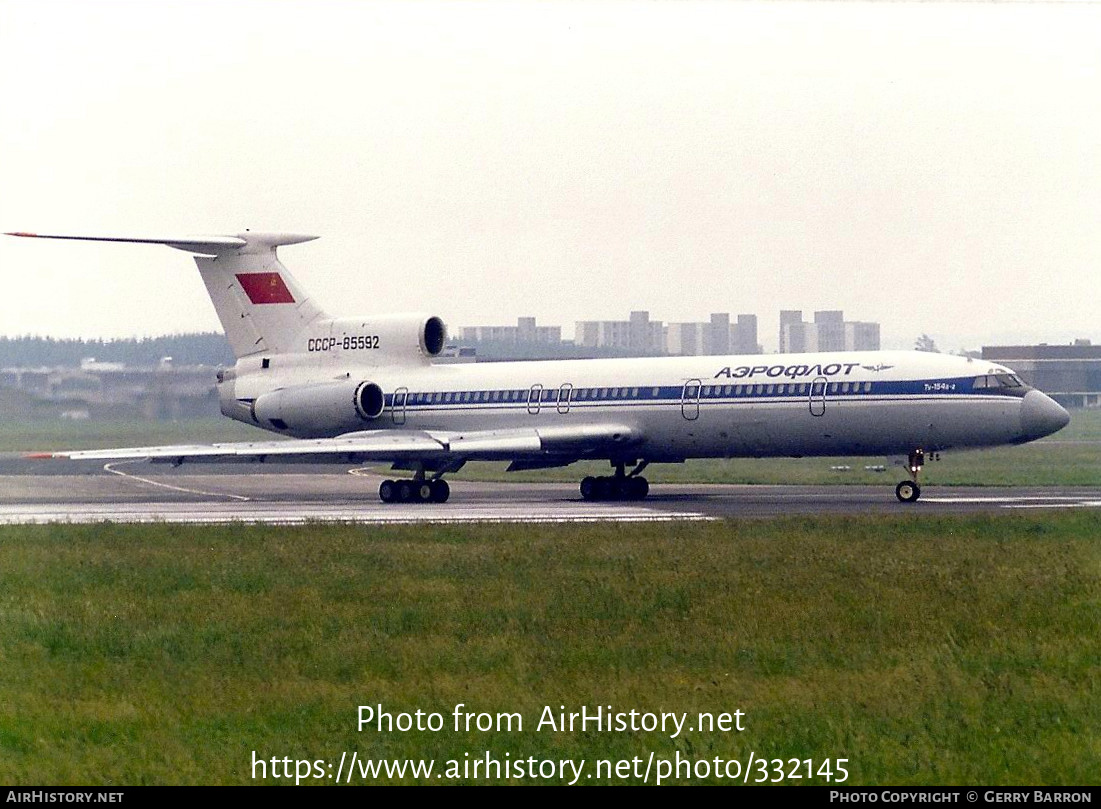 Aircraft Photo of CCCP-85592 | Tupolev Tu-154B-2 | Aeroflot | AirHistory.net #332145