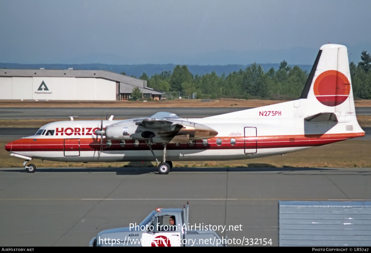 Aircraft Photo of N275PH | Fairchild F-27J | Horizon Air | AirHistory.net #332154