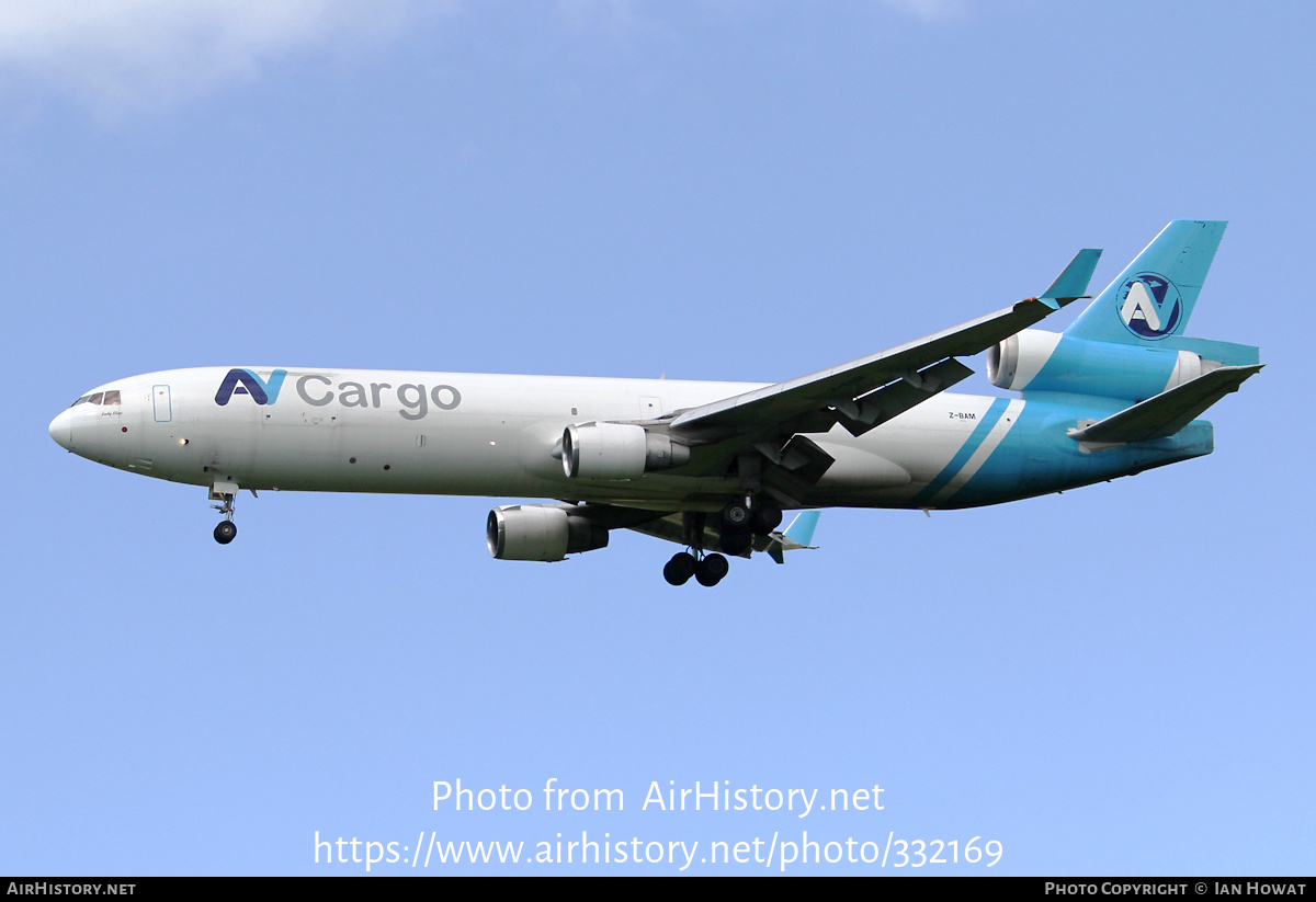 Aircraft Photo of Z-BAM | McDonnell Douglas MD-11/F | AV Cargo | AirHistory.net #332169