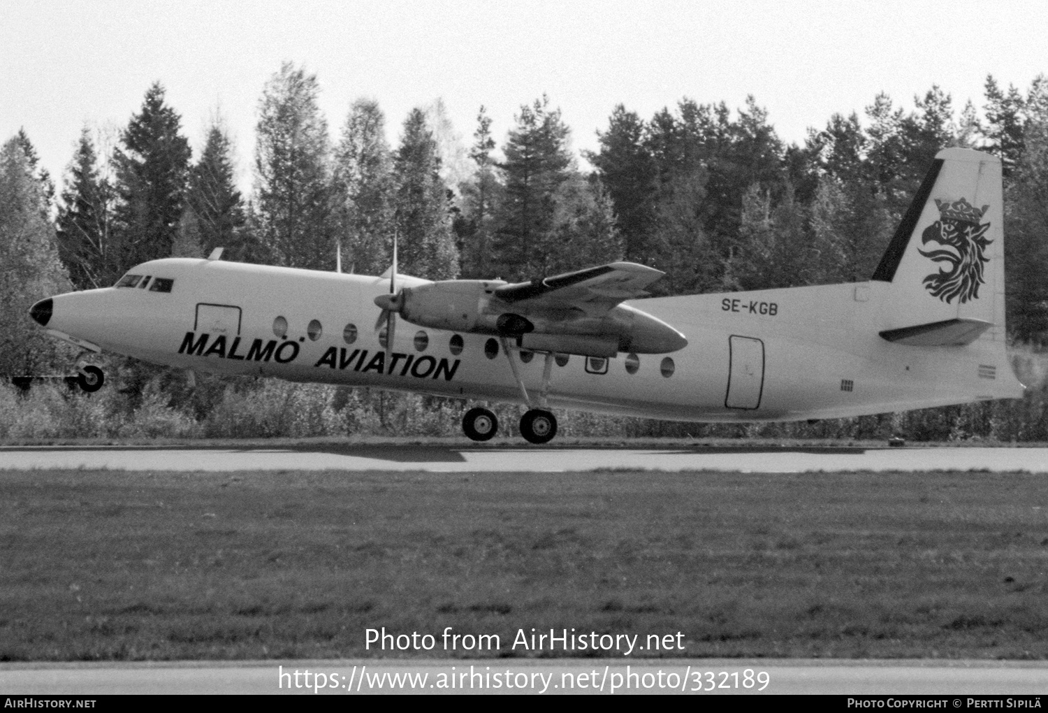 Aircraft Photo of SE-KGB | Fairchild Hiller FH-227B | Malmö Aviation | AirHistory.net #332189