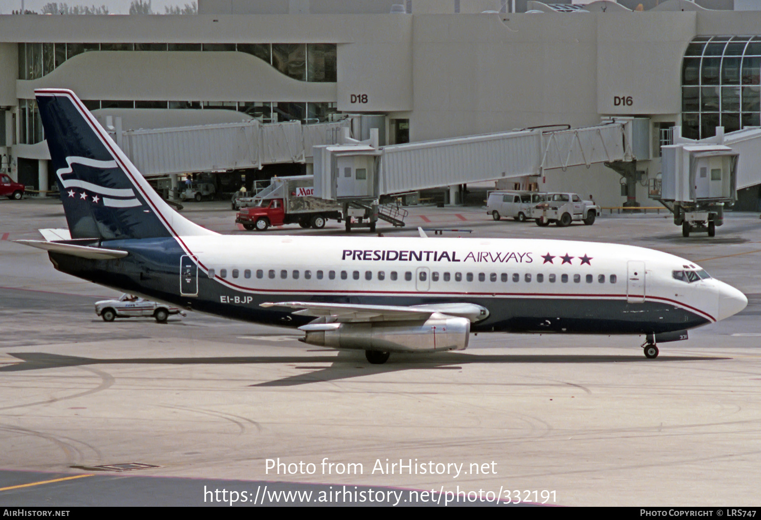 Aircraft Photo of EI-BJP | Boeing 737-275C | Presidential Airways | AirHistory.net #332191