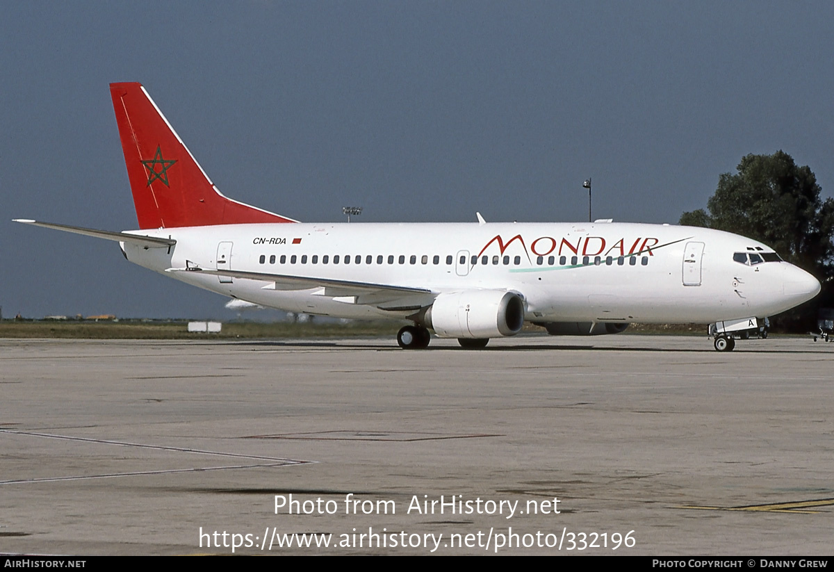 Aircraft Photo of CN-RDA | Boeing 737-329 | Mondair | AirHistory.net #332196