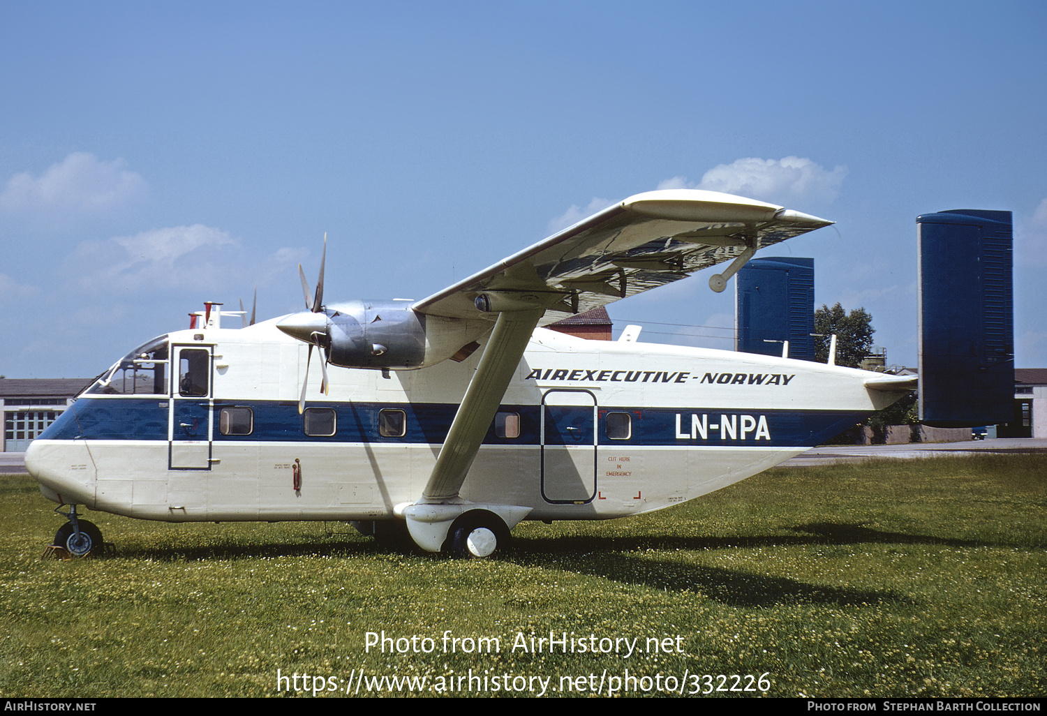 Aircraft Photo of LN-NPA | Short SC.7 Skyliner 3A-100 | Air Executive Norway | AirHistory.net #332226