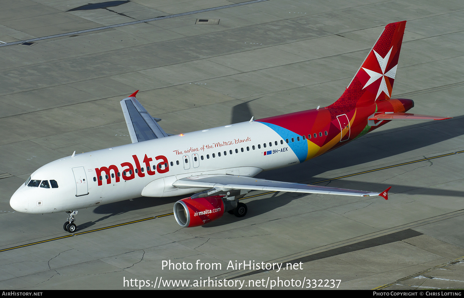 Aircraft Photo of 9H-AEK | Airbus A320-211 | Air Malta | AirHistory.net #332237