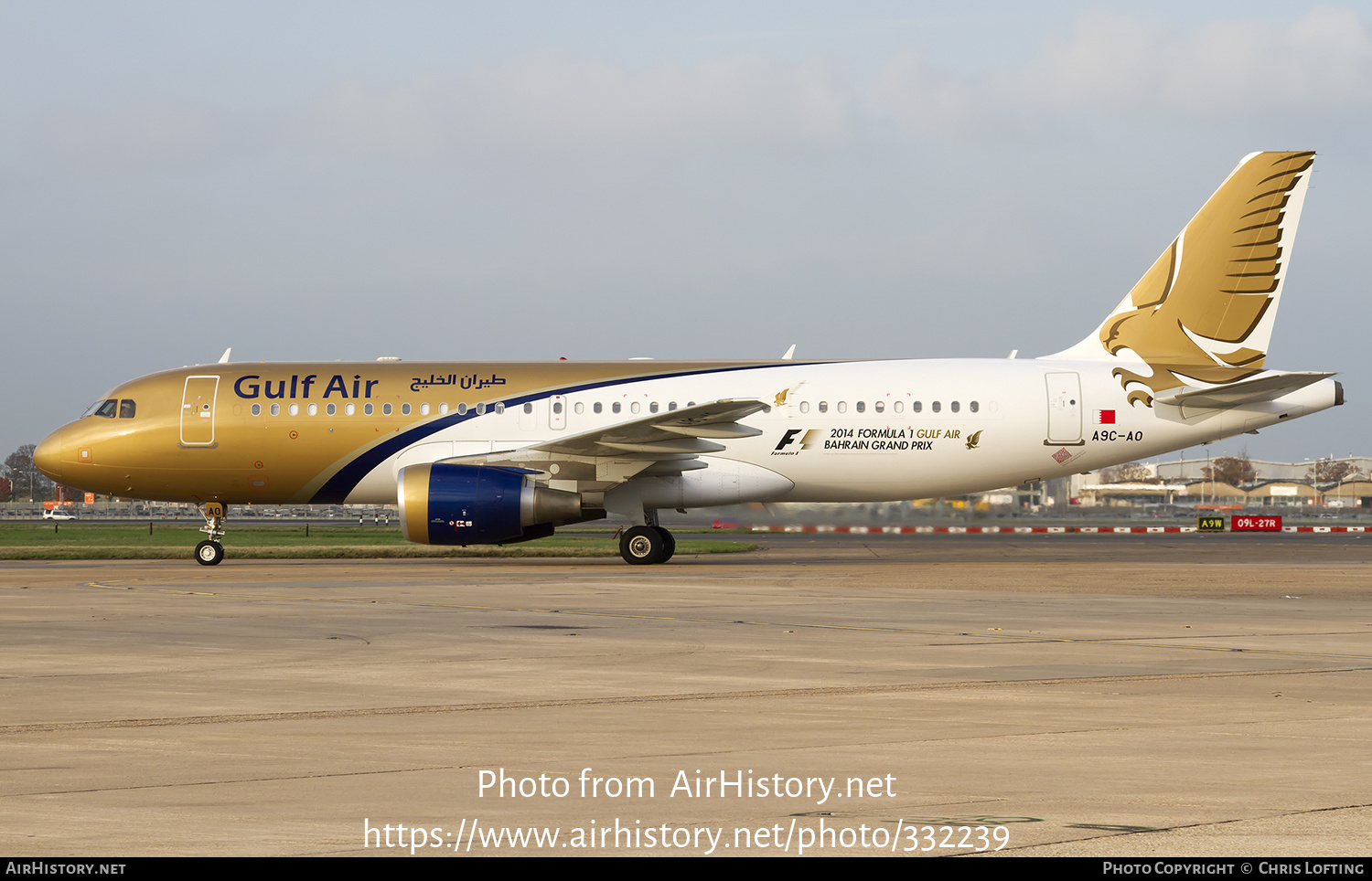 Aircraft Photo of A9C-AO | Airbus A320-214 | Gulf Air | AirHistory.net #332239