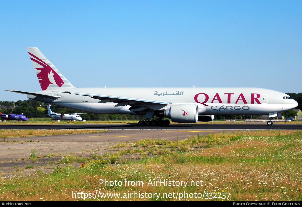 Aircraft Photo of A7-BFI | Boeing 777-FDZ | Qatar Airways Cargo | AirHistory.net #332257