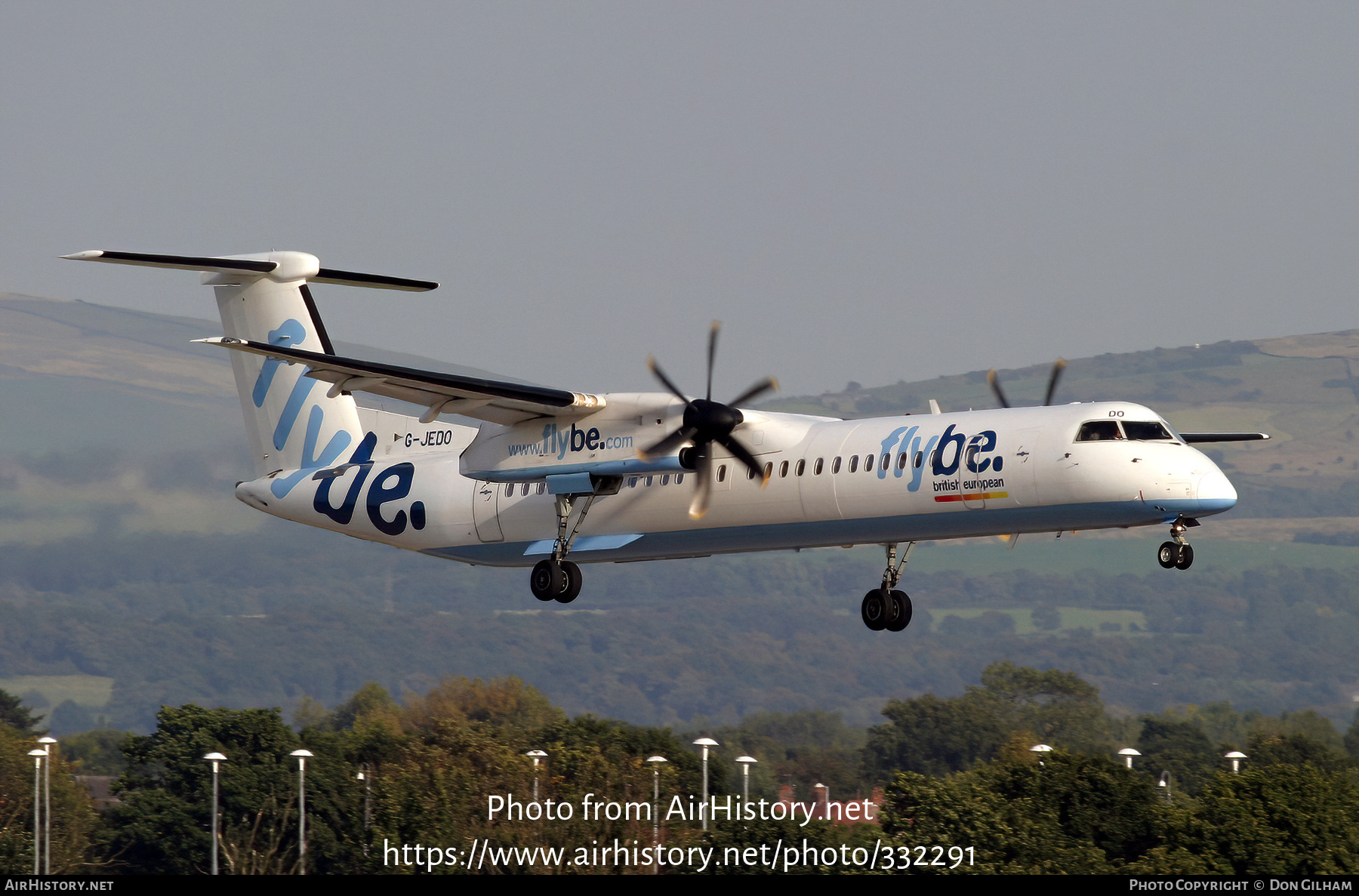 Aircraft Photo of G-JEDO | Bombardier DHC-8-402 Dash 8 | Flybe - British European | AirHistory.net #332291