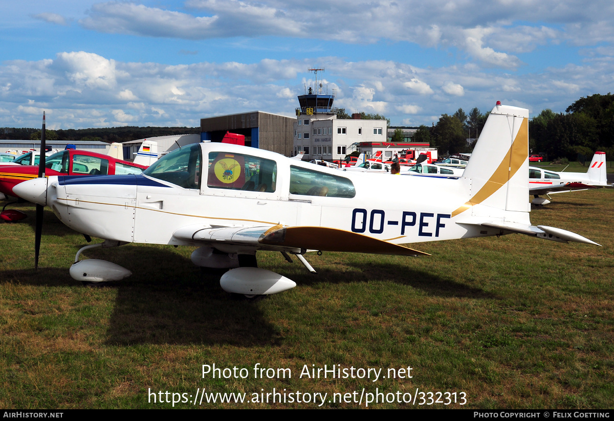 Aircraft Photo of OO-PEF | Grumman American AA-5B Tiger | AirHistory.net #332313