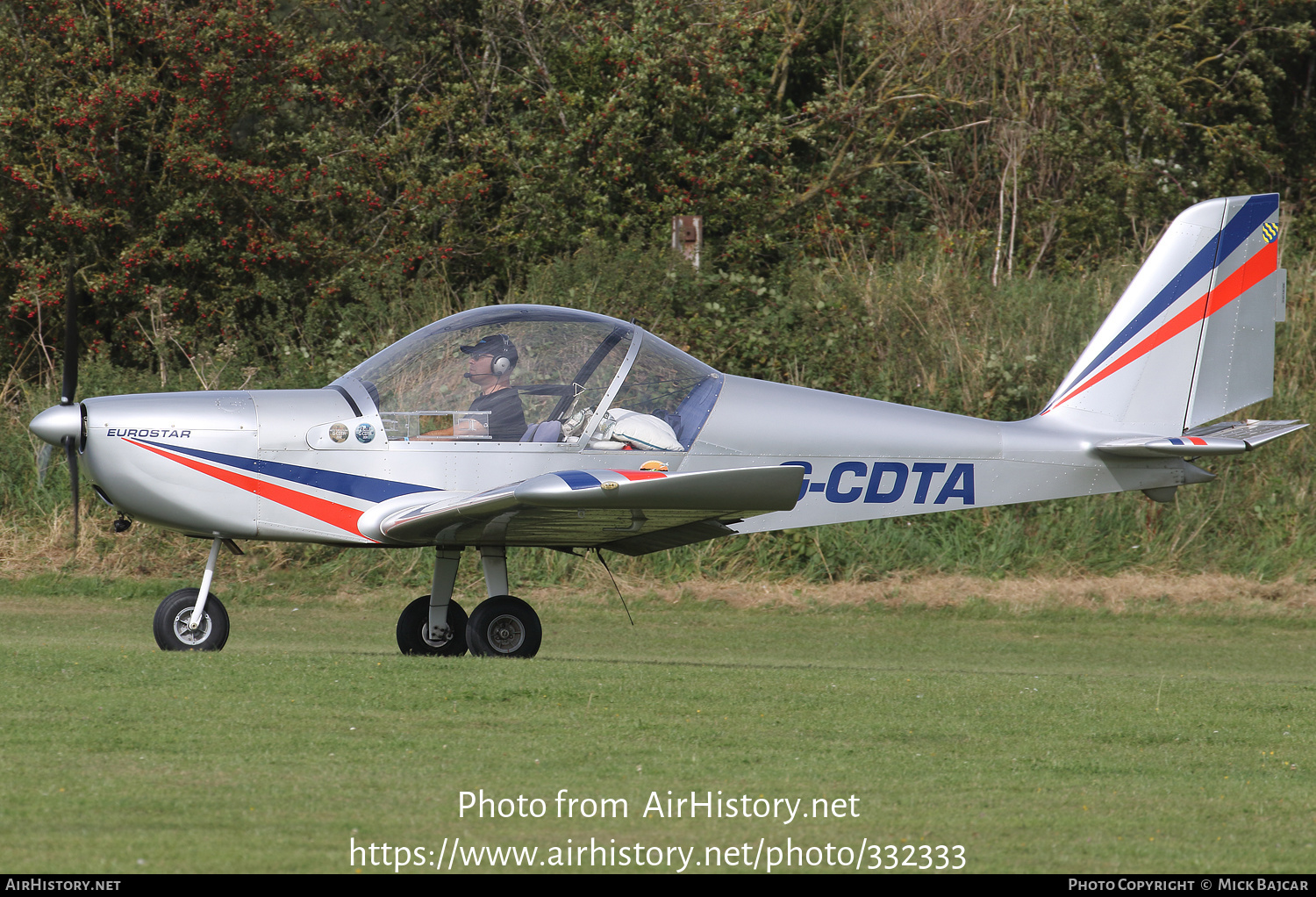 Aircraft Photo of G-CDTA | Cosmik EV-97 TeamEurostar UK | AirHistory.net #332333