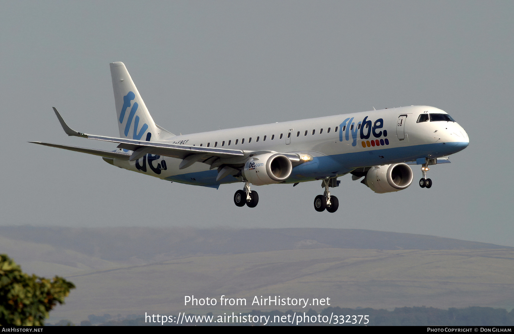 Aircraft Photo of G-FBEF | Embraer 195LR (ERJ-190-200LR) | Flybe | AirHistory.net #332375