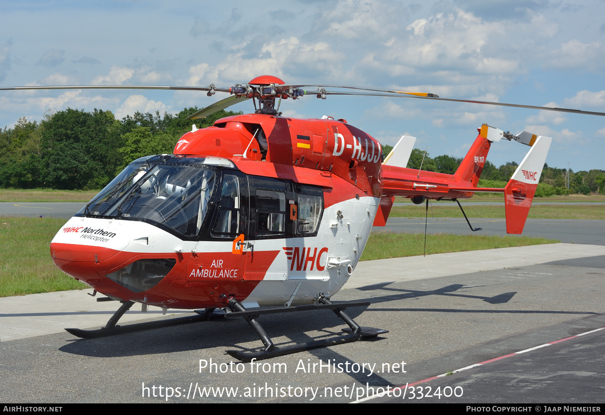 Aircraft Photo of D-HJJJ | MBB-Kawasaki BK-117B-2 | Northern HeliCopter - NHC | AirHistory.net #332400